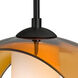 Plato 1 Light Black Cord Pendant Ceiling Light