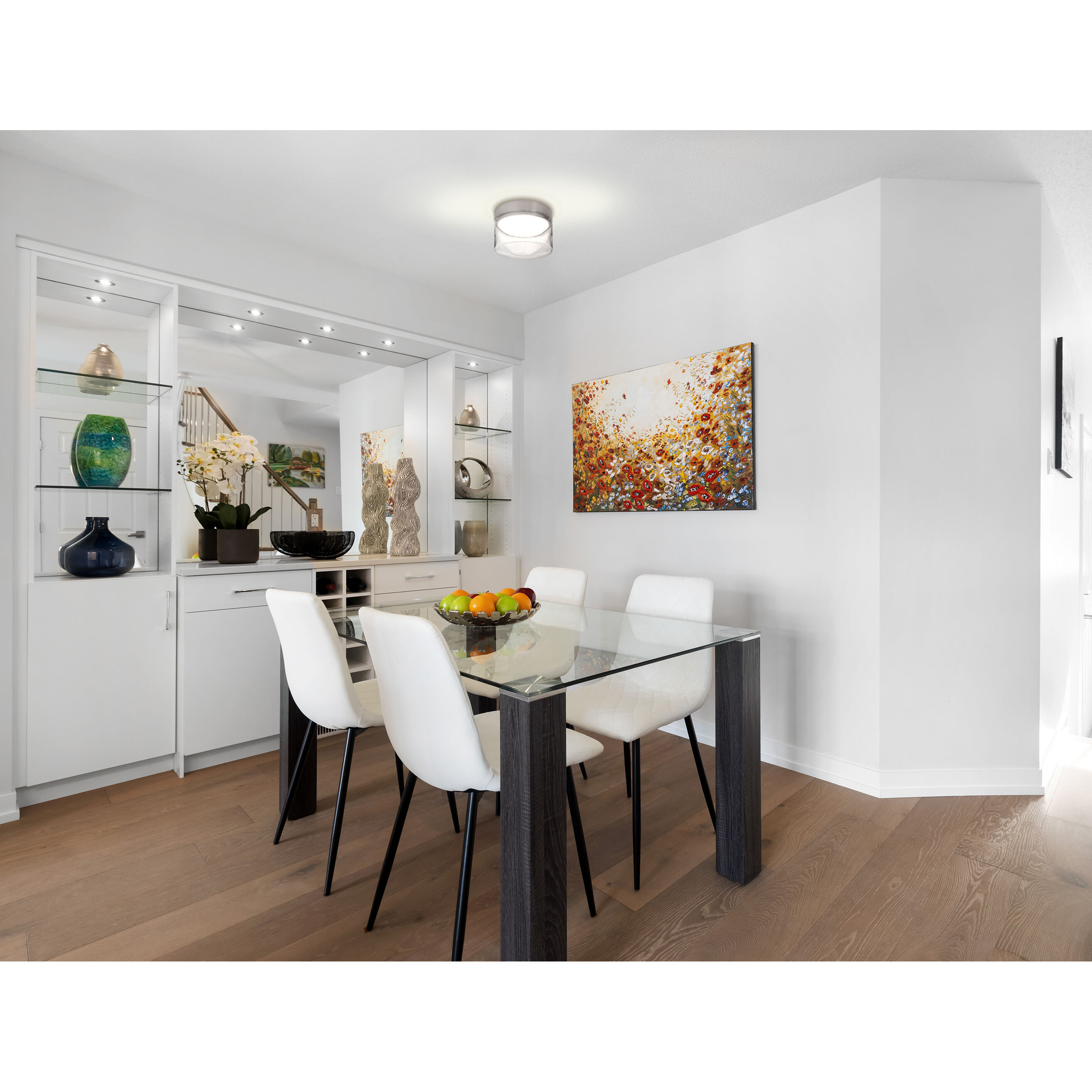 Epic LED 6 inch Black Flush Mount Ceiling Light