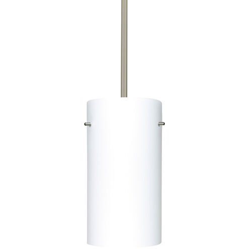Tondo 12 LED Satin Nickel Stem Pendant Ceiling Light