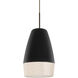 Abu 1 Light Bronze Pendant Ceiling Light