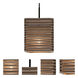 Kirk 6 LED Black Cord Pendant Ceiling Light