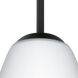 Riva 9 LED Black Cord Pendant Ceiling Light