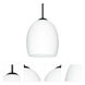 Lucia LED Black Cord Pendant Ceiling Light