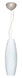 Tara LED Satin Nickel Pendant Ceiling Light in Carrera Glass
