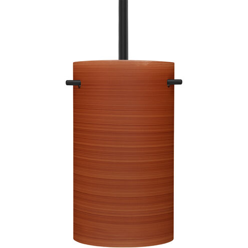 Tamburo 5 LED Black Stem Pendant Ceiling Light