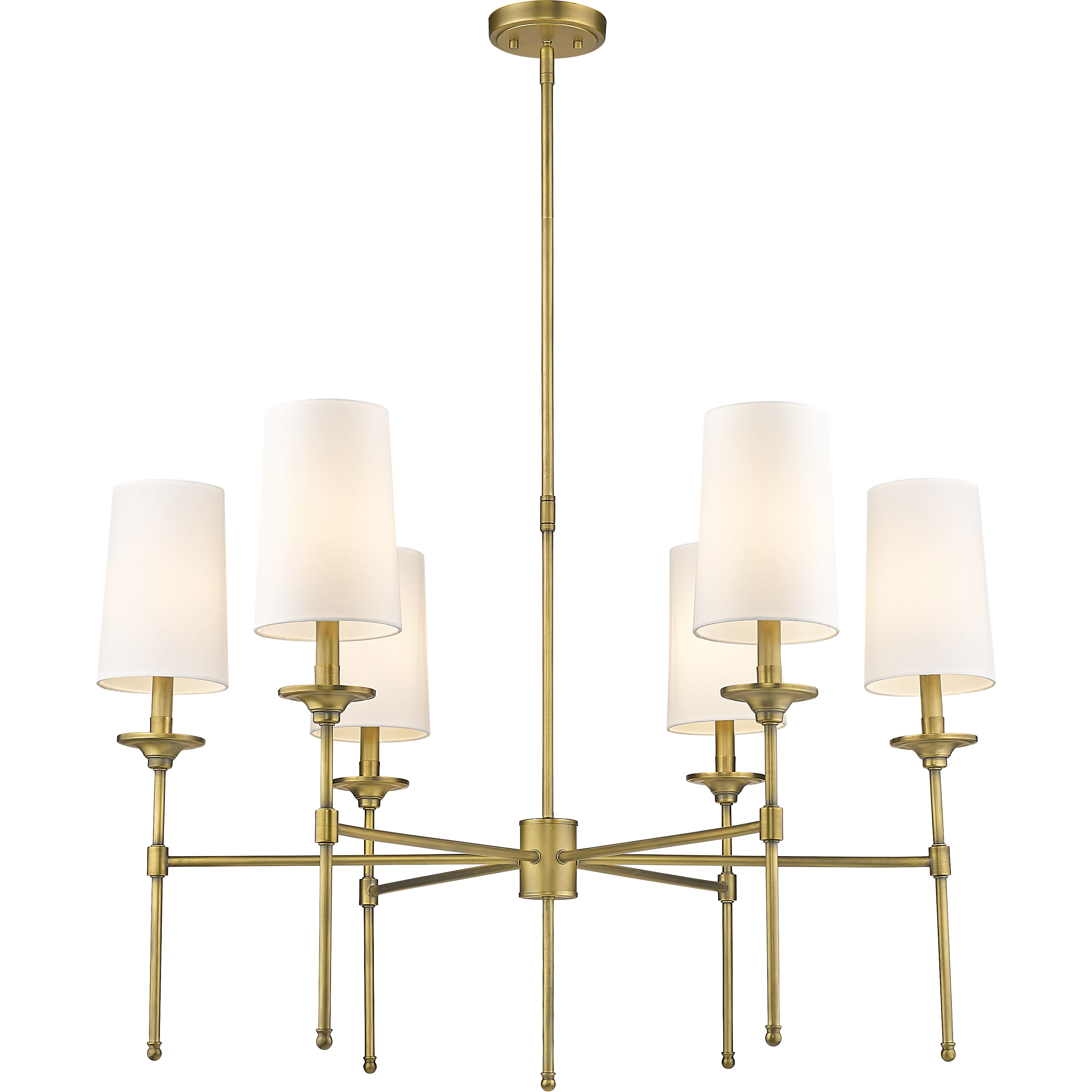 Emily 6 Light 38.00 inch Chandelier