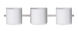 Pogo LED 23 inch Satin Nickel Vanity Lighting Wall Light in White/Inner Silver Foil Glass