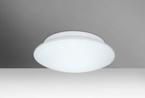 Sola 12 2 Light 13 inch Flush Mount Ceiling Light in Incandescent, Opal Matte Glass