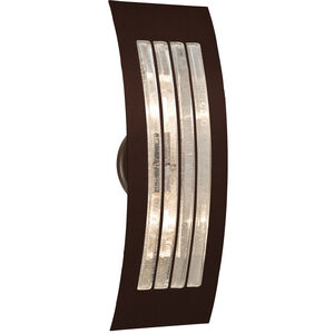 Sail 2 Light 18 inch Bronze Outdoor Sconce