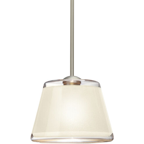 Pica 9 LED Satin Nickel Stem Pendant Ceiling Light