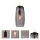 Pinot 13 1 Light Satin Nickel Cord Pendant Ceiling Light
