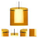 Pahu 12 LED Black Cable Pendant Ceiling Light