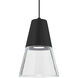 Timo 6 LED Black Cord Pendant Ceiling Light