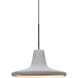 Modus LED Bronze Cord Pendant Ceiling Light in Natural Concrete