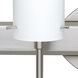 Copa 3 LED 15 inch Satin Nickel Vanity Lighting Wall Light