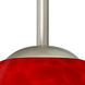 Sasha LED Satin Nickel Cord Pendant Ceiling Light
