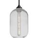 Omega 12 1 Light Black Stem Pendant Ceiling Light