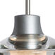 Boca 5 1 Light Satin Nickel Cord Pendant Ceiling Light