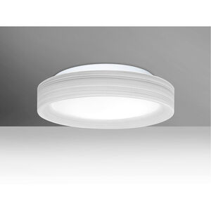 Pella 13 LED 13 inch Flush Mount Ceiling Light in Opal with Chalk Glass 