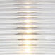 Kristall 6 LED Black Cord Pendant Ceiling Light