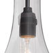 Dash LED Black Pendant Ceiling Light in Edison LED