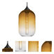 Omega 12 1 Light Black Cord Pendant Ceiling Light