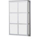 Bree 16 LED 16 inch Silver Outdoor Sconce