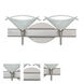 Hoppi 2 Light 15 inch Satin Nickel Vanity Lighting Wall Light in Halogen