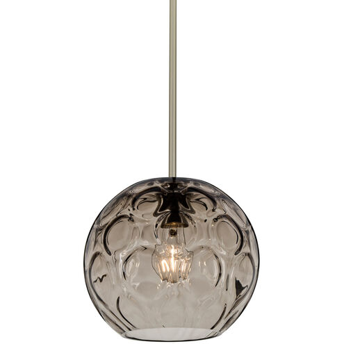 Besa Lighting Bombay 1 Light Satin Nickel Stem Pendant Ceiling Light 1TT-BOMYSM-SN - Open Box