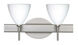 Mia LED 15 inch Satin Nickel Vanity Lighting Wall Light in Opal Matte Glass