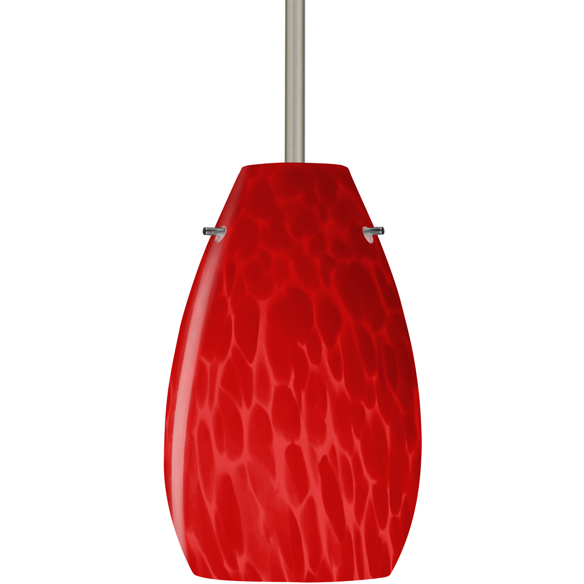 Pera 9 LED Satin Nickel Stem Pendant Ceiling Light