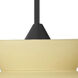 Trilo 7 LED Black Cord Pendant Ceiling Light