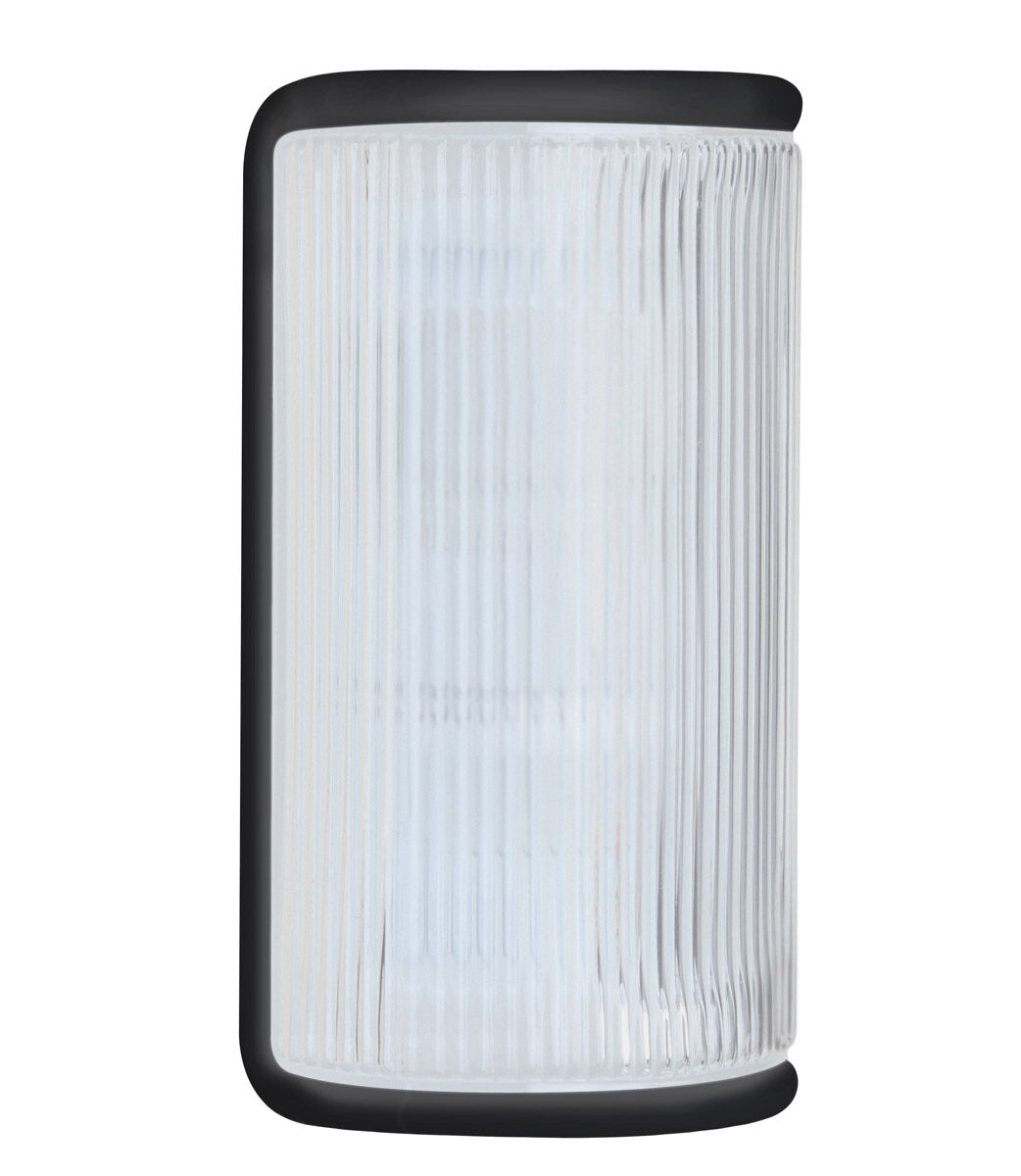 3079 Series 1 Light 10 inch Black Outdoor Sconce, Costaluz
