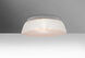 Pica 14 LED 11 inch Flush Mount Ceiling Light in White Sand Glass