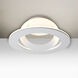 Cue LED 12 inch White Semi-Flush Mount Ceiling Light