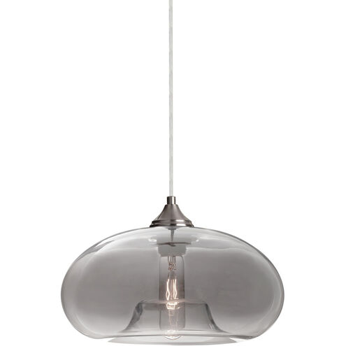 Bana 1 Light Satin Nickel Cord Pendant Ceiling Light