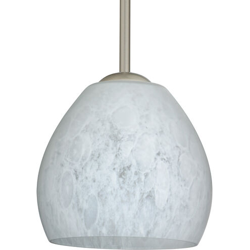 Bolla LED Satin Nickel Stem Pendant Ceiling Light