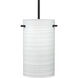 Tamburo 5 LED Black Cord Pendant Ceiling Light