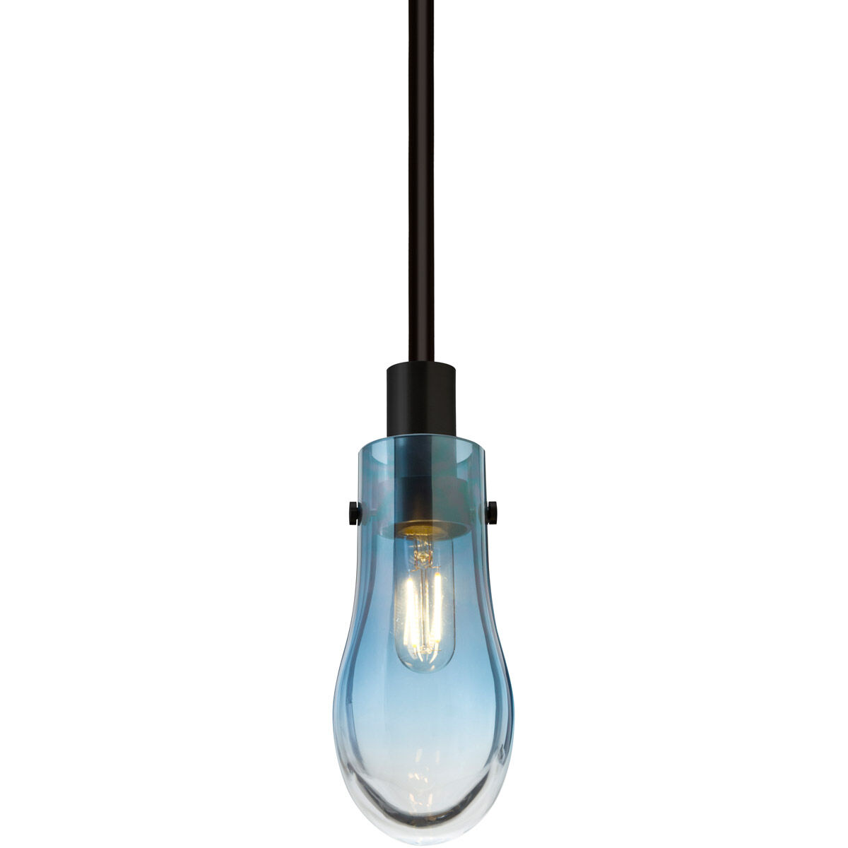 Wish 1 Light Black Pendant Ceiling Light