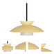 Trilo 15 LED Black Stem Pendant Ceiling Light