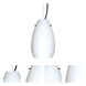 Pera 9 LED Black Cord Pendant Ceiling Light