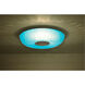 Spira 1 Light 10 inch Satin Nickel Flush Mount Ceiling Light