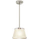 Pica 9 LED Satin Nickel Stem Pendant Ceiling Light