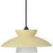 Trilo 7 LED Black Cord Pendant Ceiling Light