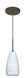 Chrissy 1 Light Bronze Cord Pendant Ceiling Light