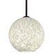 Coco 8 LED Black Stem Pendant Ceiling Light