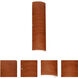 Torre 22 LED 7 inch Satin Nickel ADA Wall Sconce Wall Light in Cherry Glass