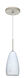 Chrissy 1 Light Satin Nickel Cord Pendant Ceiling Light