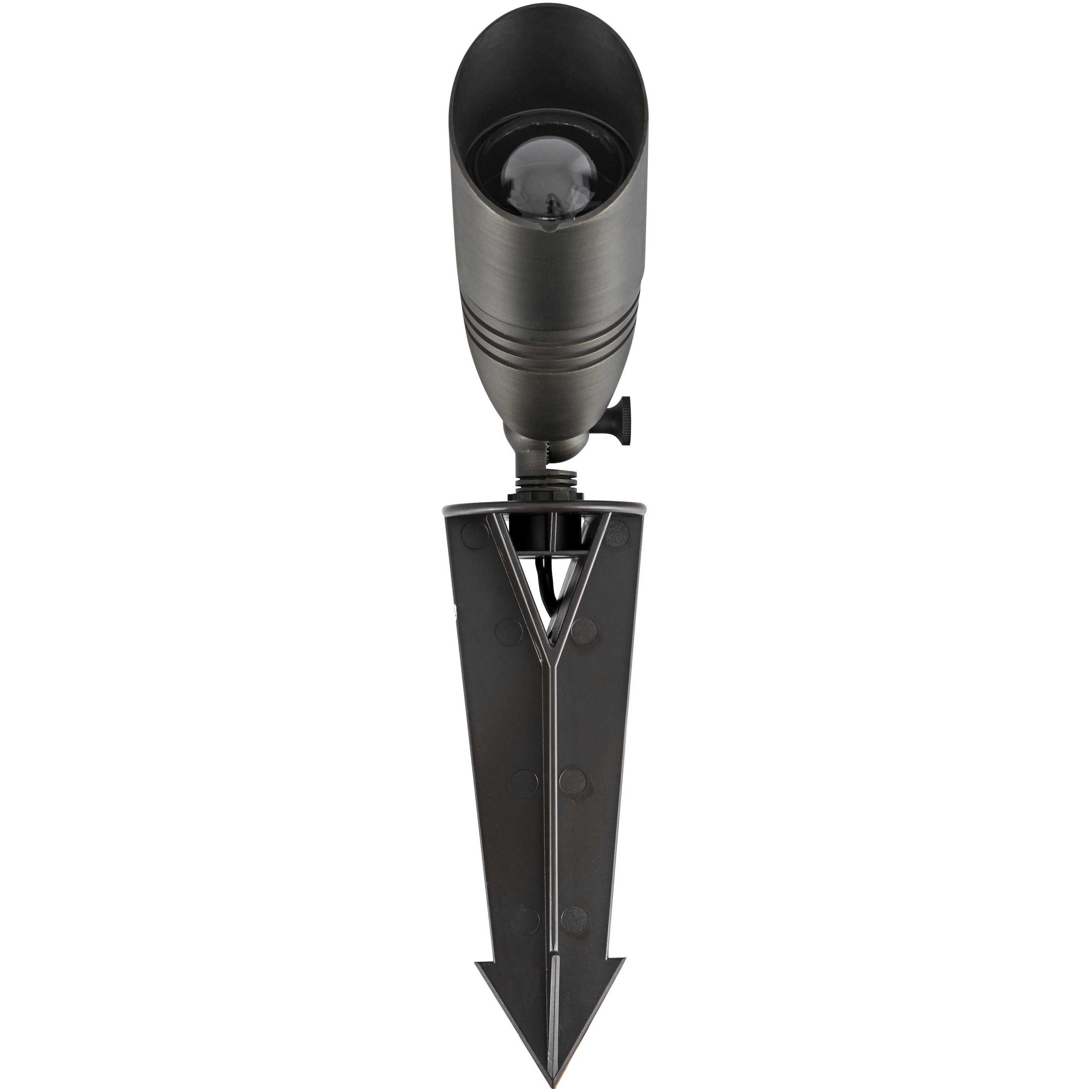 Aera 12 50 watt Dark Bronze Outdoor Landscape Spot Light