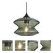 Zen 1 Light Black Outdoor Pendant